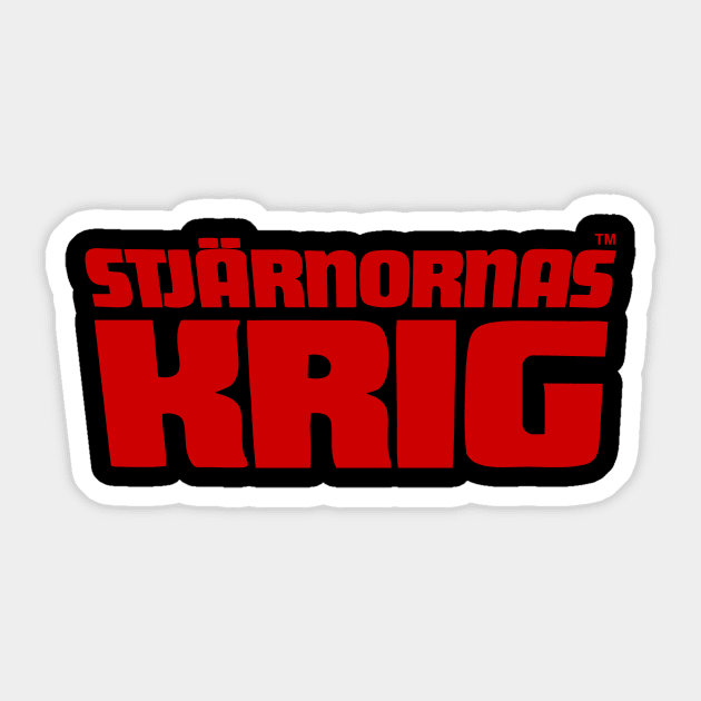 Stjärnornas Krig Sticker by Thermoptic